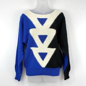 Axiom Sweater‎ Women's M Aztec NWT VTG Southwestern Lambswool Angora Blend